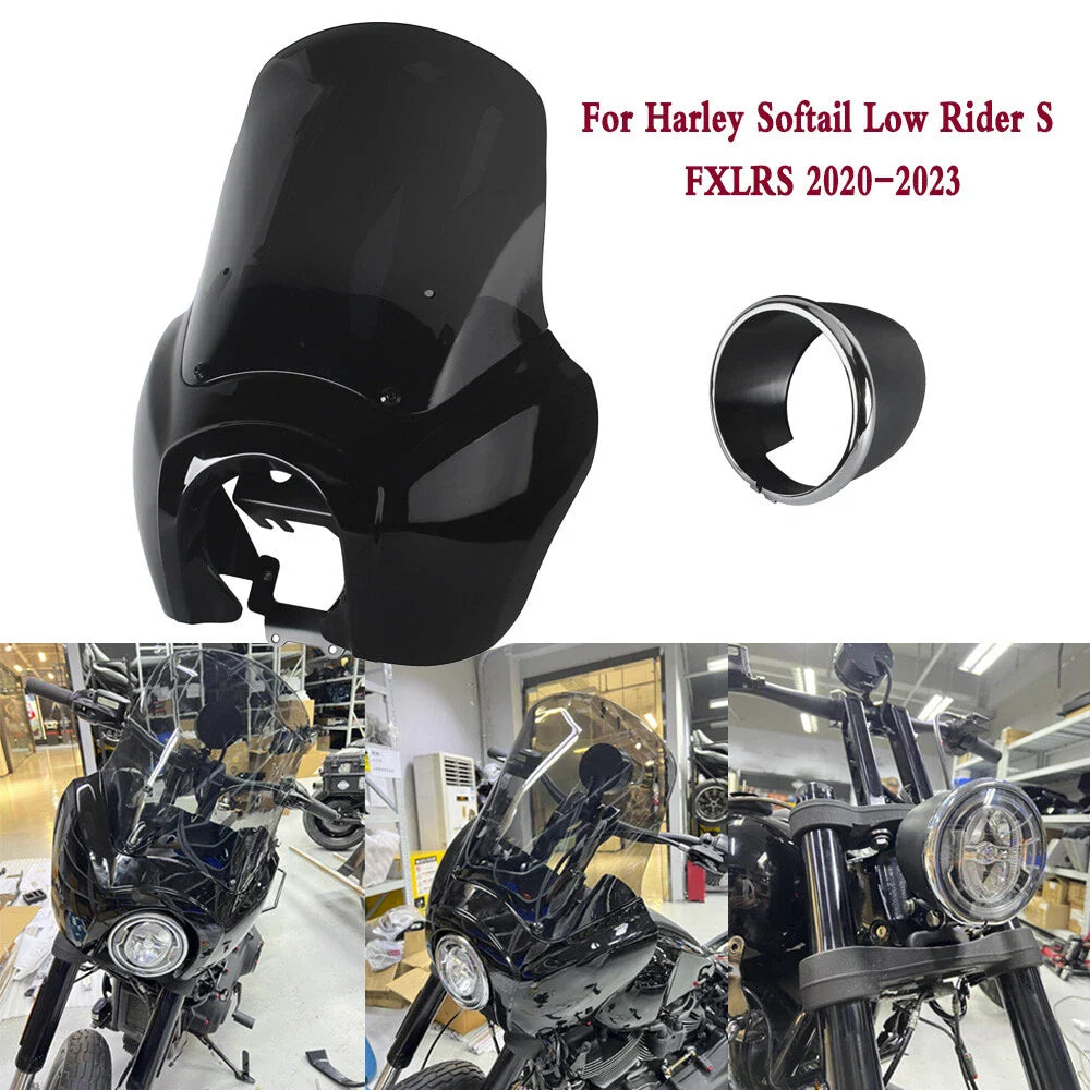 Front Fairing, Windshield & Headlight Cover for Harley Softail FXLRS (2020-2023)