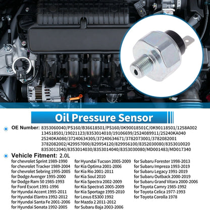 Engine Oil Pressure Sensor No.8353060040/PS160 for Chevrolet Sprint (1989–1990)