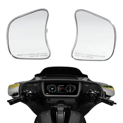 Inner Fairing Mount Mirrors for Harley CVO Street Glide (2023-2025) Chrome