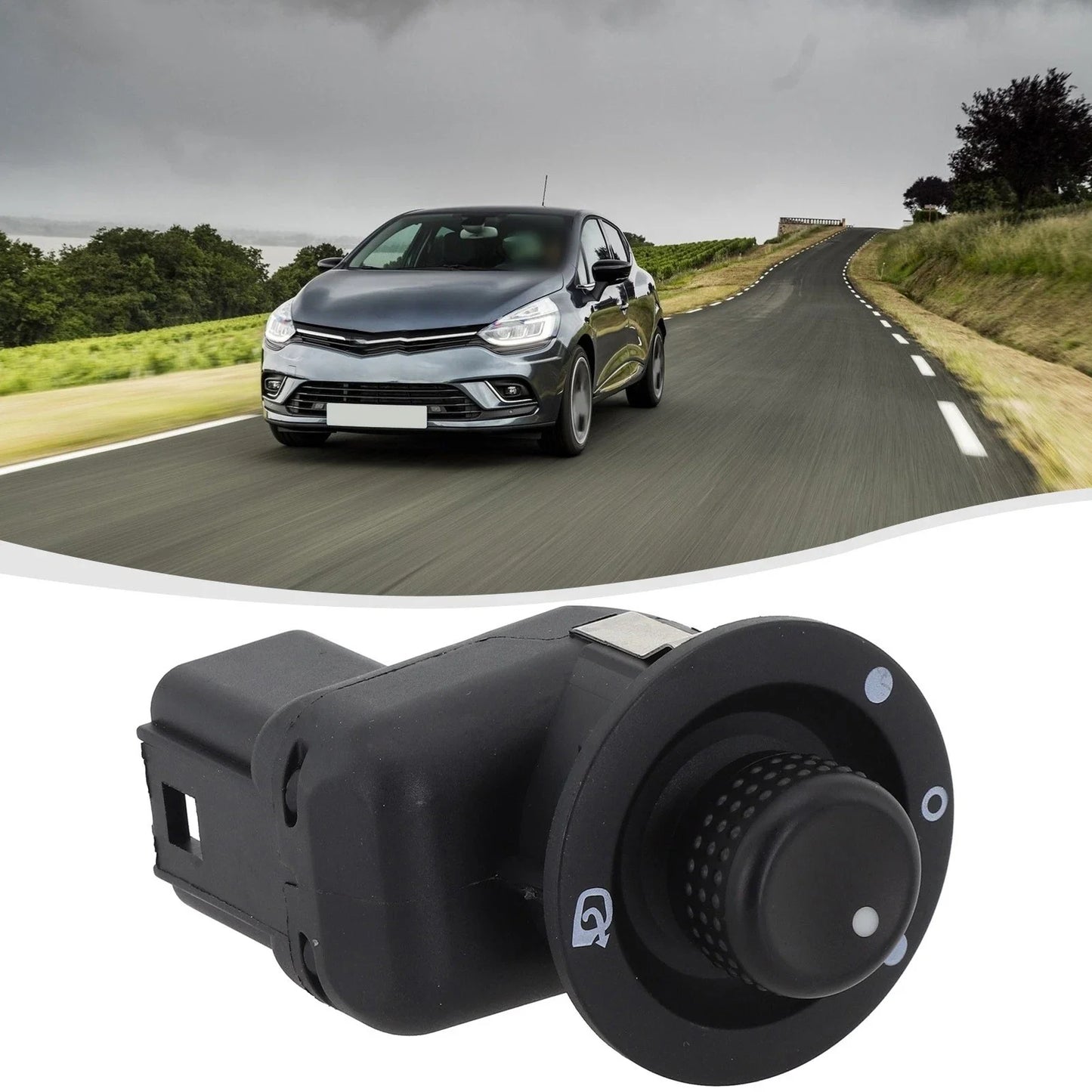 Power Rearview Mirror Switch Button for Renault Clio Captur
