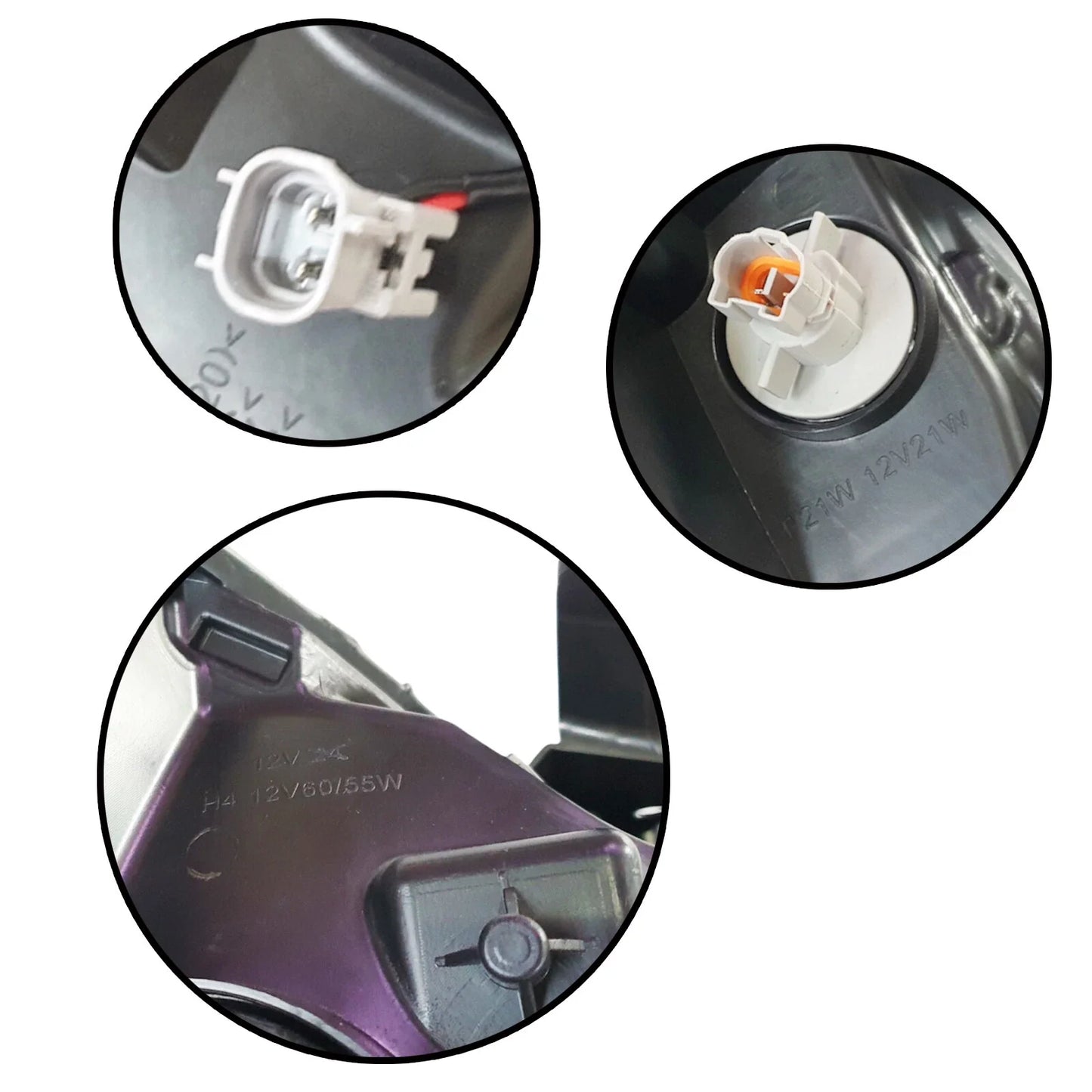 TYC Right Sport Black Headlight for Mazda BT-50 2012-2019 (Socket Included)