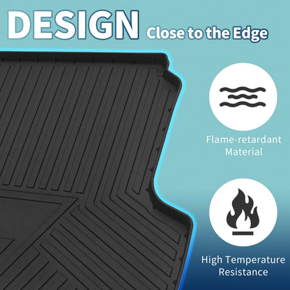 Flat Face Cargo Liner Rear Trunk Mat for Nissan Altima (2013–2018) TPE