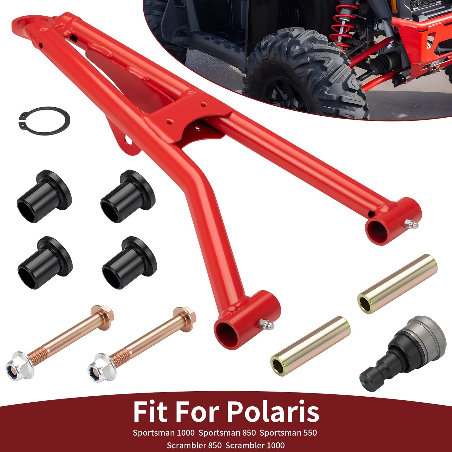Front Right Upper A-arm with Ball Joint for Polaris Sportsman Scrambler (2014–2023)