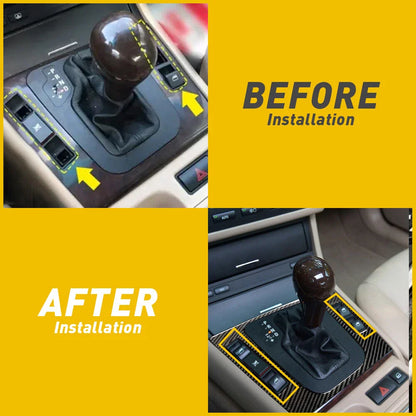 4PCS Window Switch Button Cap for BMW E46 (1998–2006)