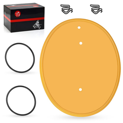 Yellow Front Number Plate with Clips for Honda Z50R (1979–1987)
