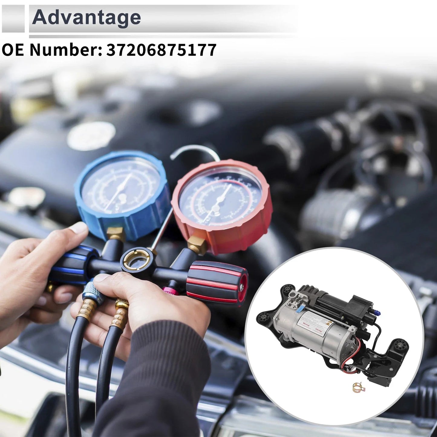 Air Suspension Compressor for BMW X5/X6 (2014 - 2019)