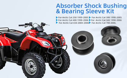 Set of 4 Shock Bushing & Bearing Sleeve Kits for Arctic Cat
