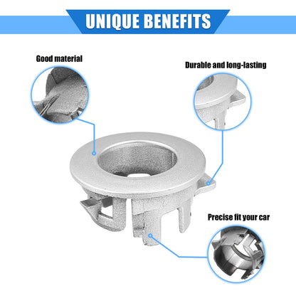 Set of 4 Parking Sensor Retainer Holders for Toyota (No. 89348-28100-C0)