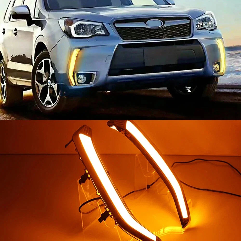 DRL Turn Signal Fog Light Lamps for 2013-2018 Subaru Forester (2013-2018)