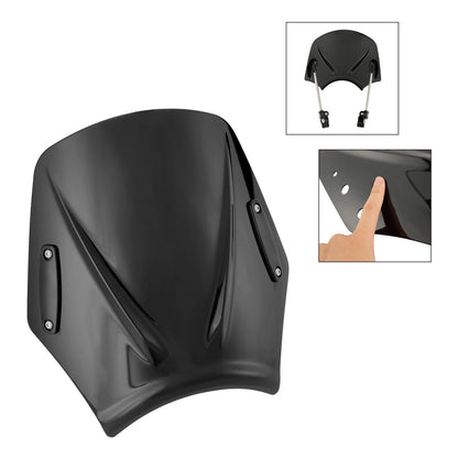 Universal Motorcycle Windshield with 22mm Handlebar Kit (Universal)