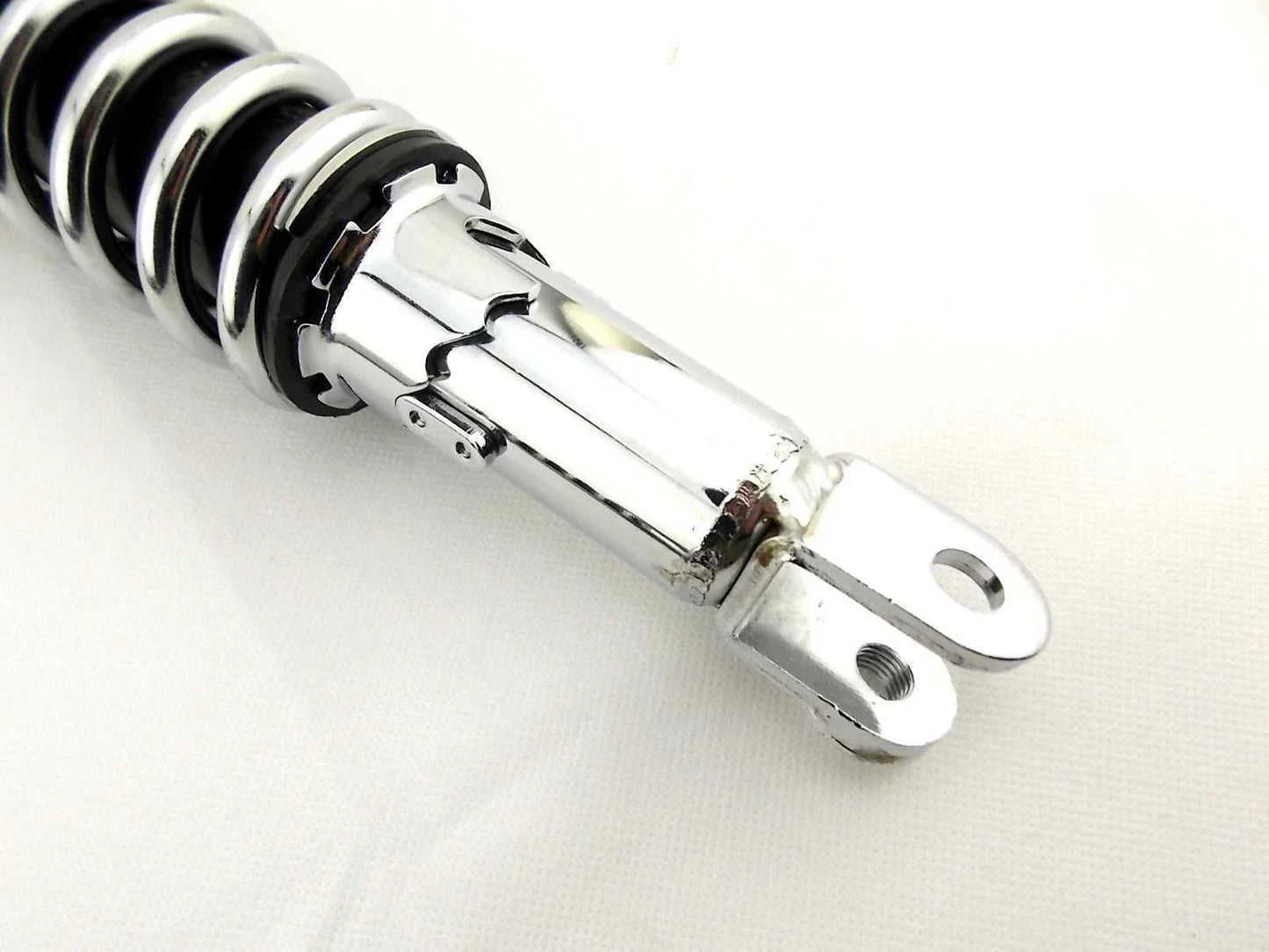 335mm JBS Black/Chrome Rear Shock Absorbers for Honda CN250 Spazio