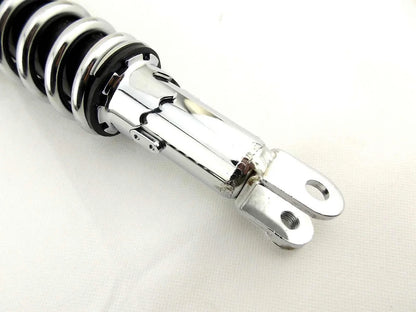 335mm JBS Black/Chrome Rear Shock Absorbers for Honda CN250 Spazio
