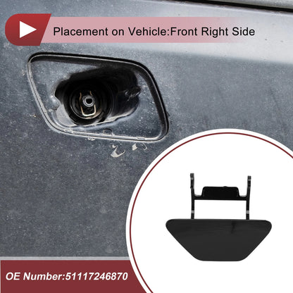 Bumper Headlight Washer Nozzle Cover Cap No. 51117246870 for BMW 528i (2012–2013)