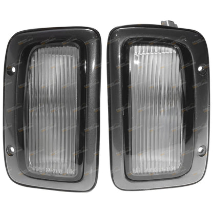 Pair LH+RH Side Guard Repeater Indicators for Nissan GQ Y60 (1993 - 1997)