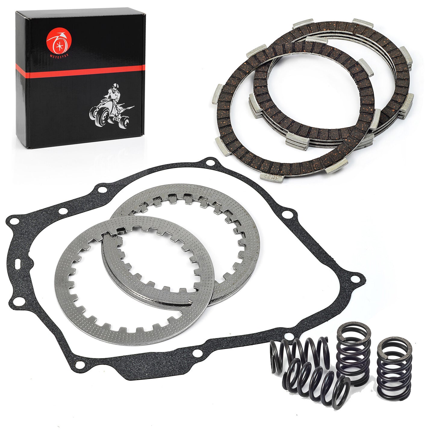 Clutch Plate Kit for Honda CRF100F XR100R XR80R CRF80F (2004–2023)
