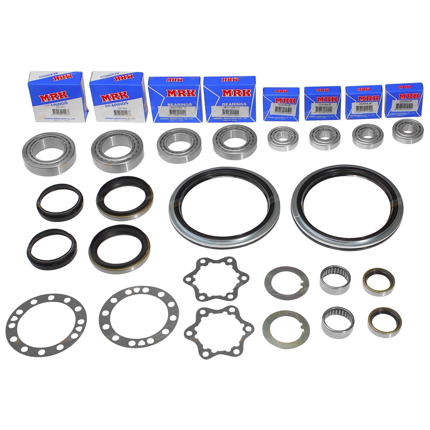 Swivel Hub Seals and Wheel Bearing Repair Kit for Nissan Patrol GU Y61 (1997–2016)