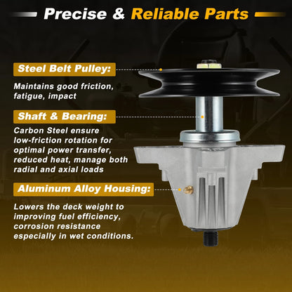618-09236 Lawn Mower Deck Spindle for Cub Cadet, Craftsman, Troy Bilt (54")