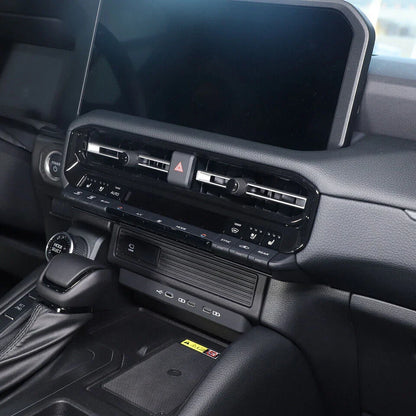 8Pcs Gloss Black interior Trim Cover for Toyota Prado Land cruiser LC250