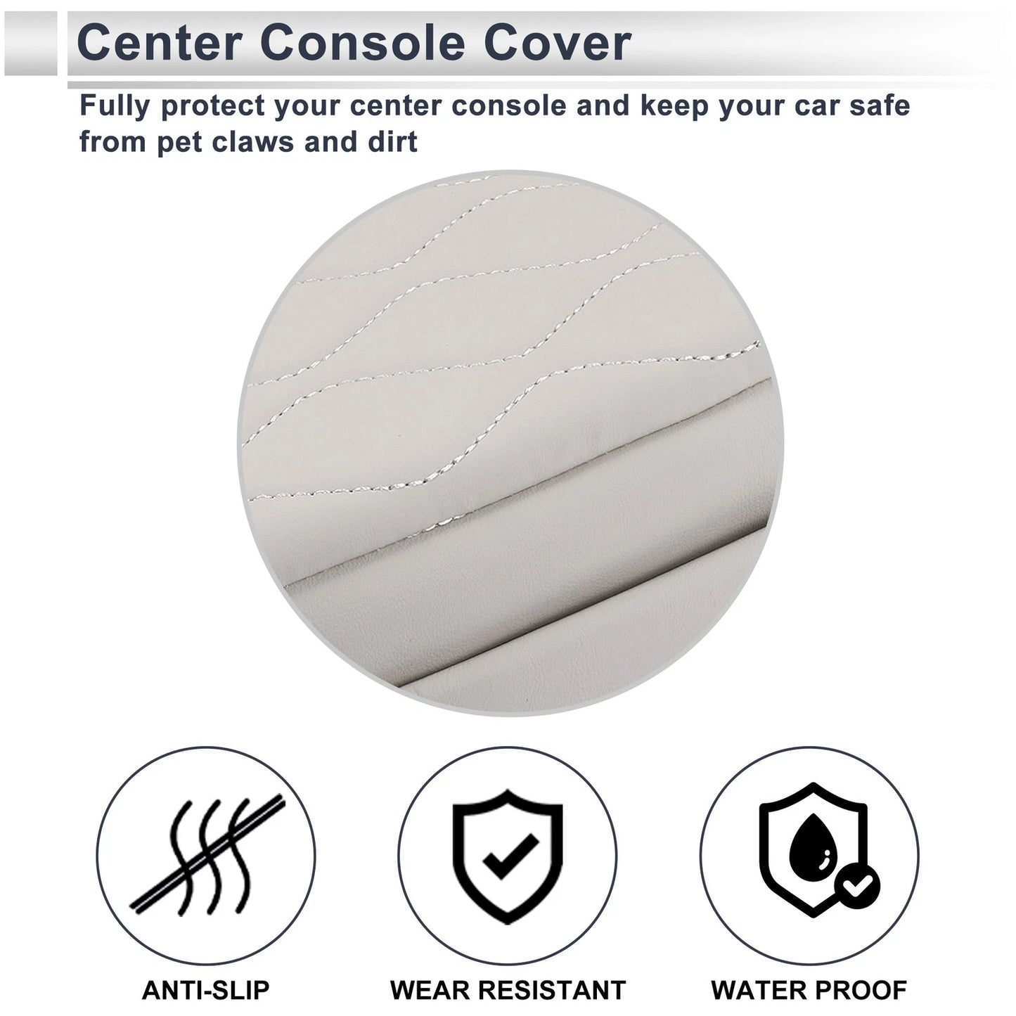 Center Console Cover with Storage Bag for BMW 5 Series (2011–2017)