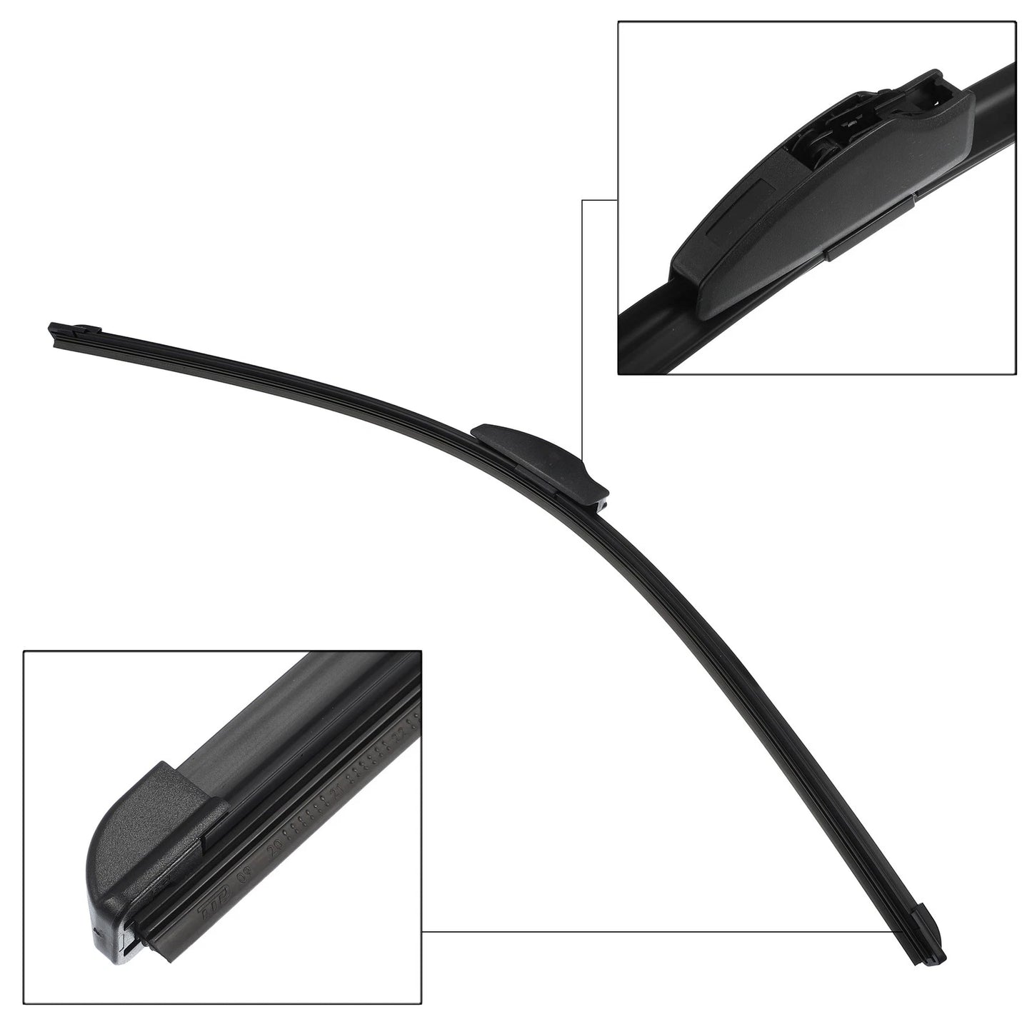 Set of 3 Wiper Blades for Hyundai I30 GD (2012–2017)