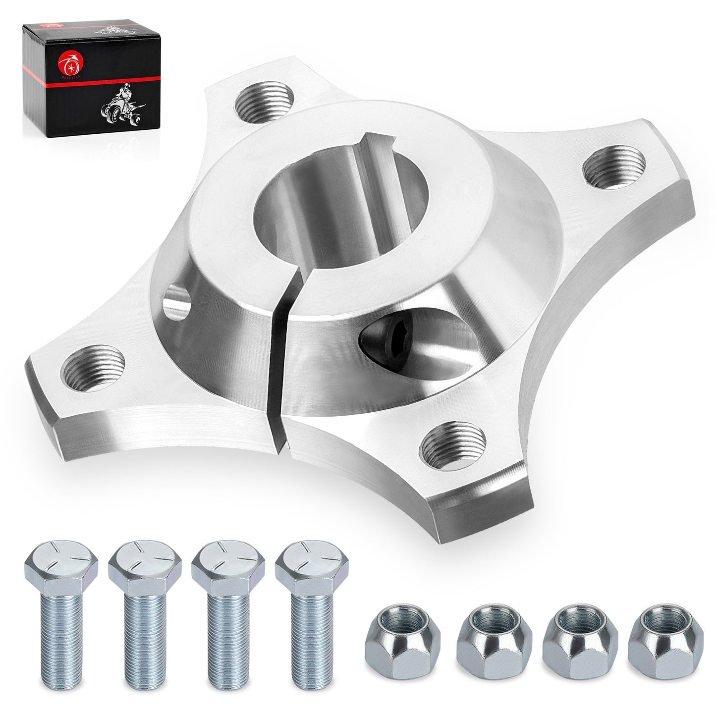 Set of 2 Rear 1-1/4" Aluminum Wheel Hubs for Go Kart Off Road