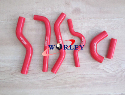 Silicone Radiator Hose for Kawasaki KXF250 KX250F 2007-2008 RED