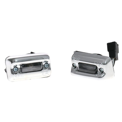 Chrome License Plate Lights for Toyota Corolla KE70 (1979–1983)