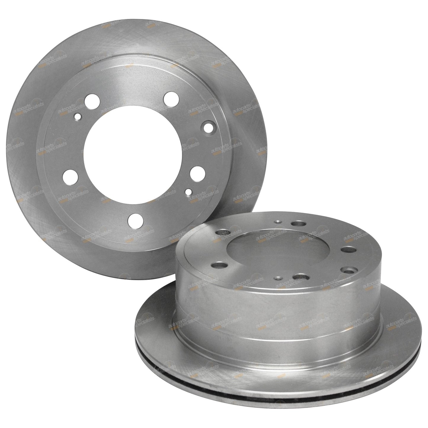 2 Rear Disc Brake Rotors for Toyota Landcruiser (1999–2007)