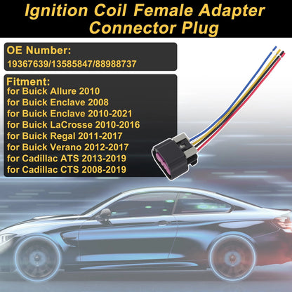 1pc 8 Pin Ignition Coil for Buick Allure (2010) & Enclave (2008) No. 19367639