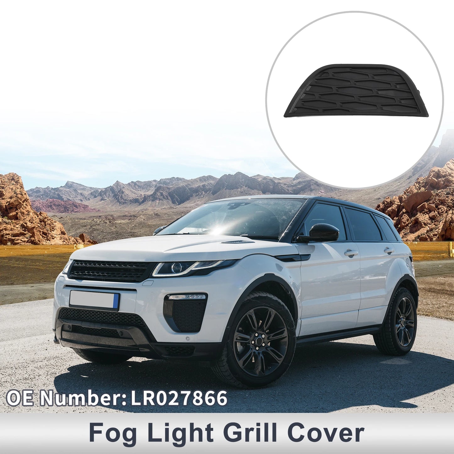 1 Pc Fog Light Grill for Range Rover Evoque (2012–2017) No.LR027866