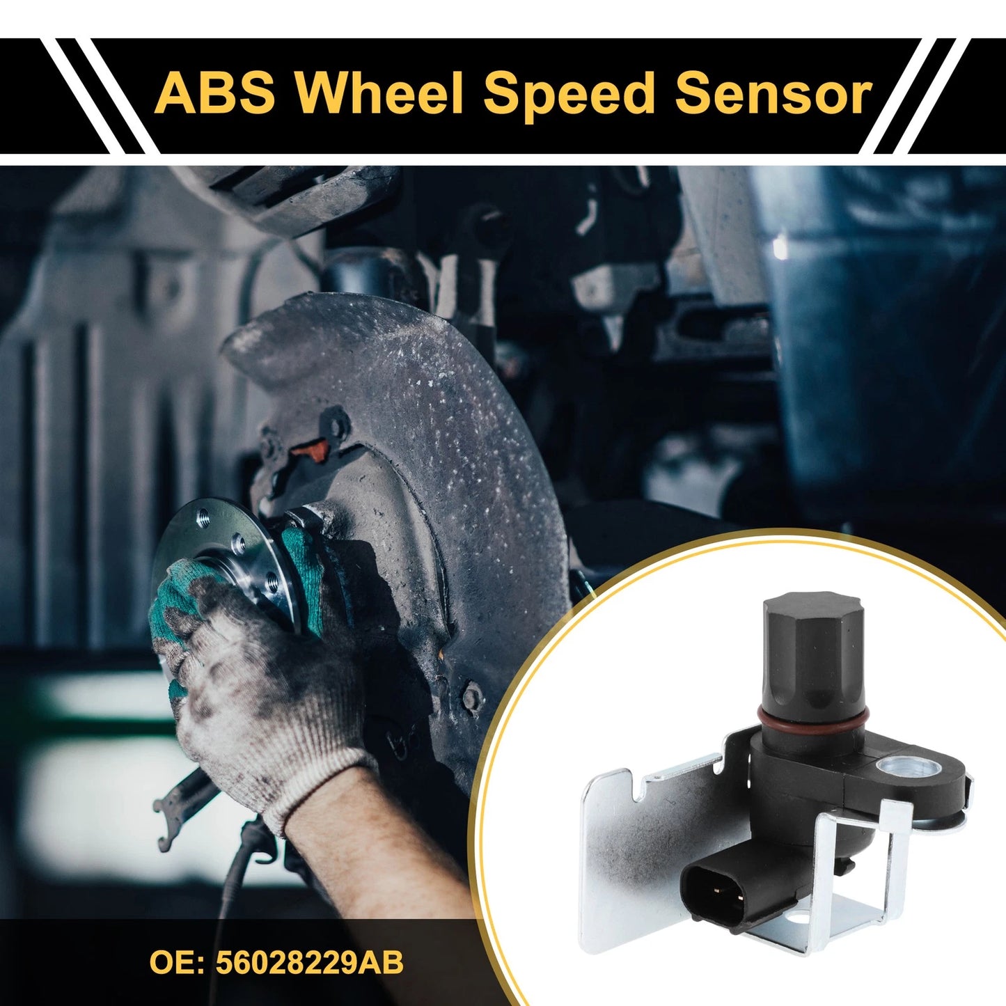 ABS Wheel Speed Sensor No. 56028229AB for Dodge Ram 1500 2500 (2002–2010)