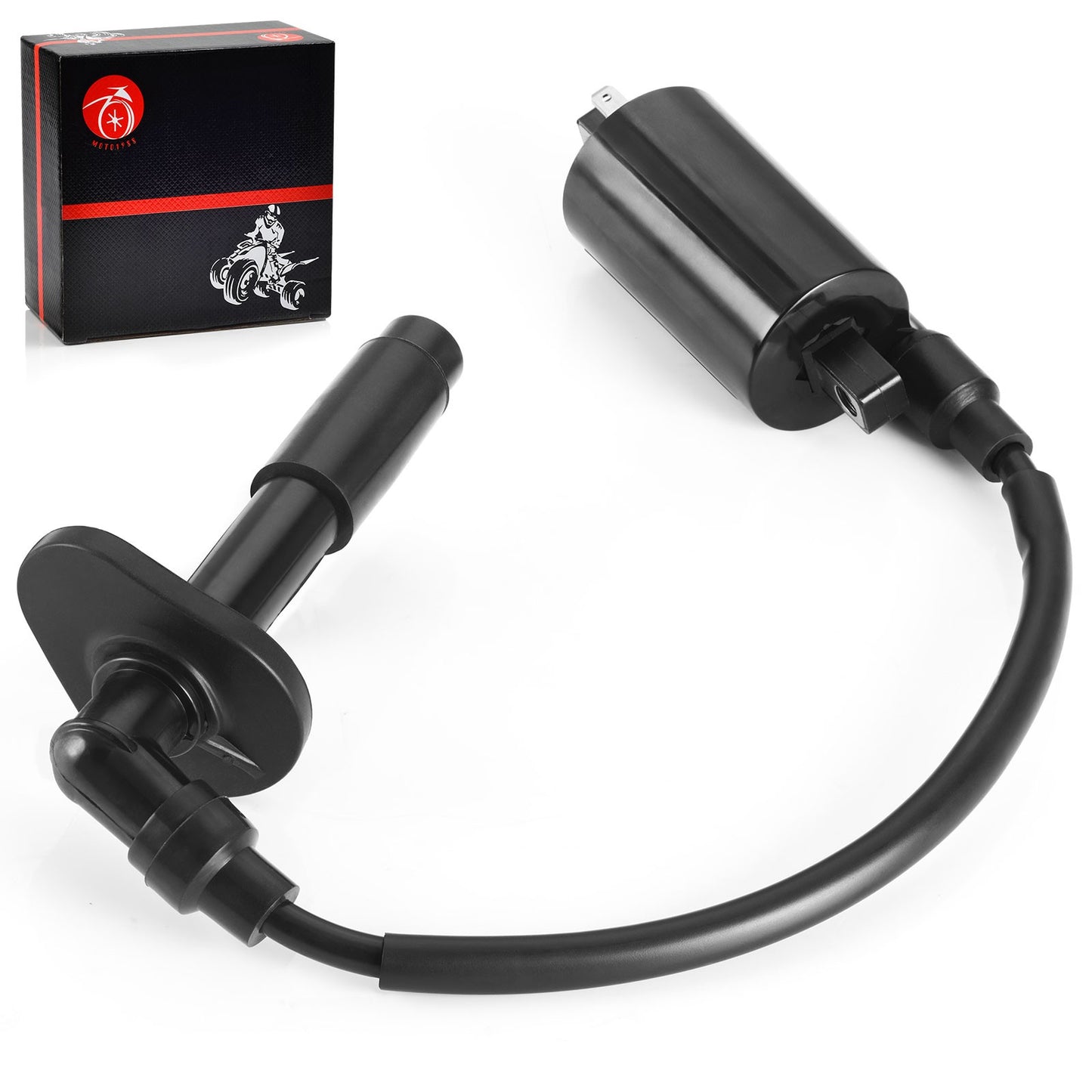 2X Ignition Coil Spark Plug Cap for Kawasaki EL250 Eliminator (1988–1994)