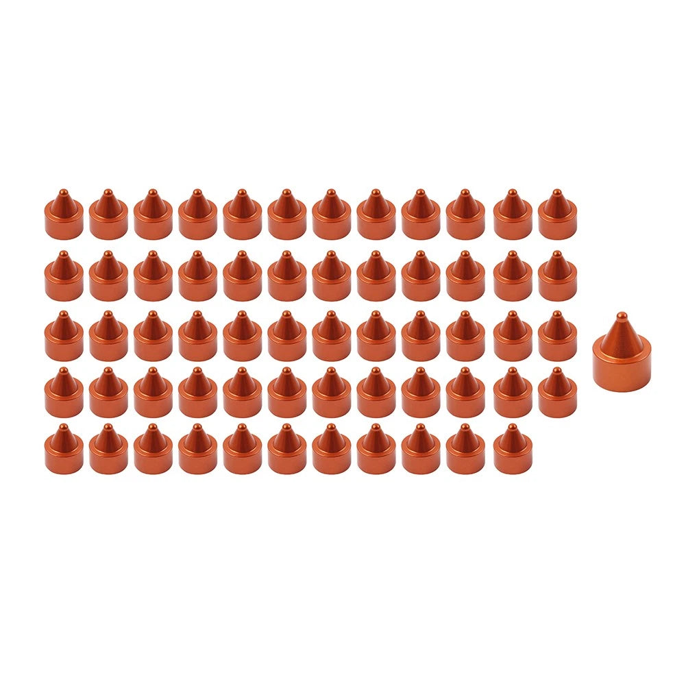 62X Engine Bolt Caps Cover Kit for Harley Touring Road King Street Glide (2007–2024)