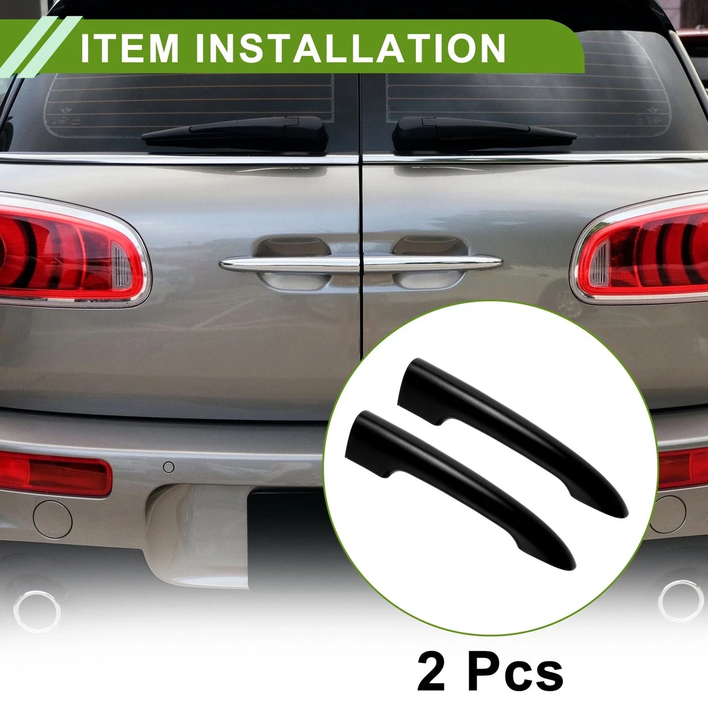 Rear Tailgate Handle Cover for BMW Mini R55 Clubman Black (2006-2014)