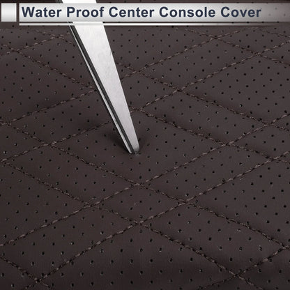 Center Console Cover with Storage Bag for BMW X7 Dark Brown (2019 - 2024)