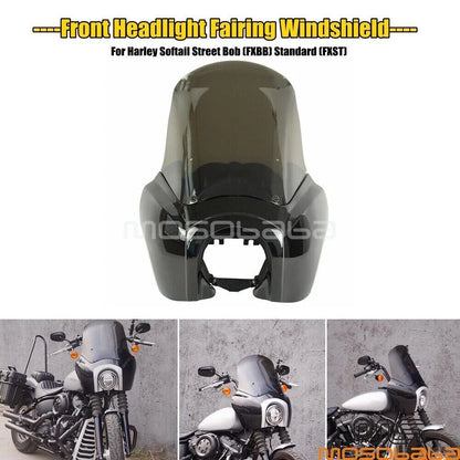 Headlight Windshield Set for Harley Softail Street Bob (2018-2021)
