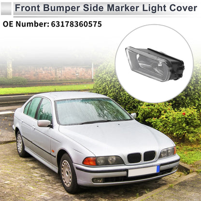 Left Front Bumper Side Marker Light Cover for BMW E39 Z3