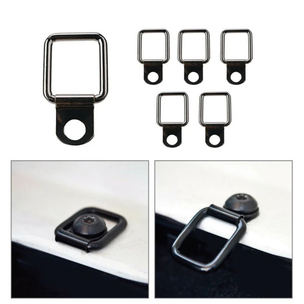 6x Lashing D-Ring Tie Downs Trailer Anchors for Jeep Wrangler