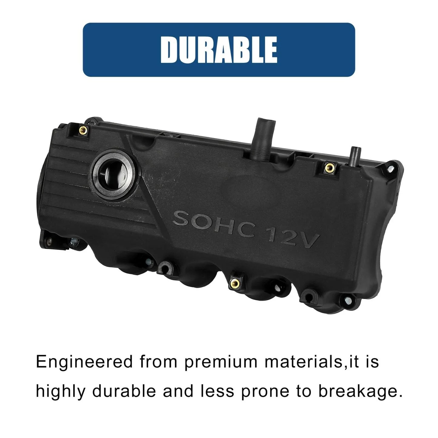 Engine Valve Cover for Hyundai Accent 2000-2002 1.5L (2 x Covers)