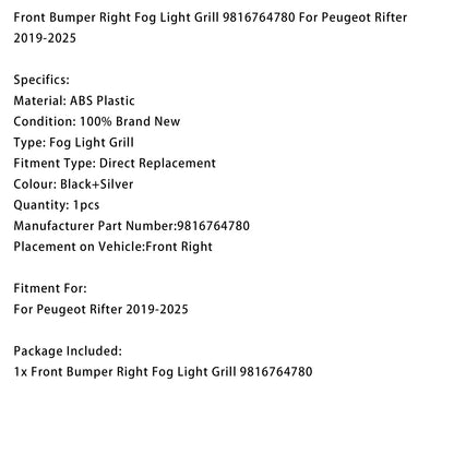 Set of 2 Fog Light Covers for Volkswagen Passat B8 (2016–2018)