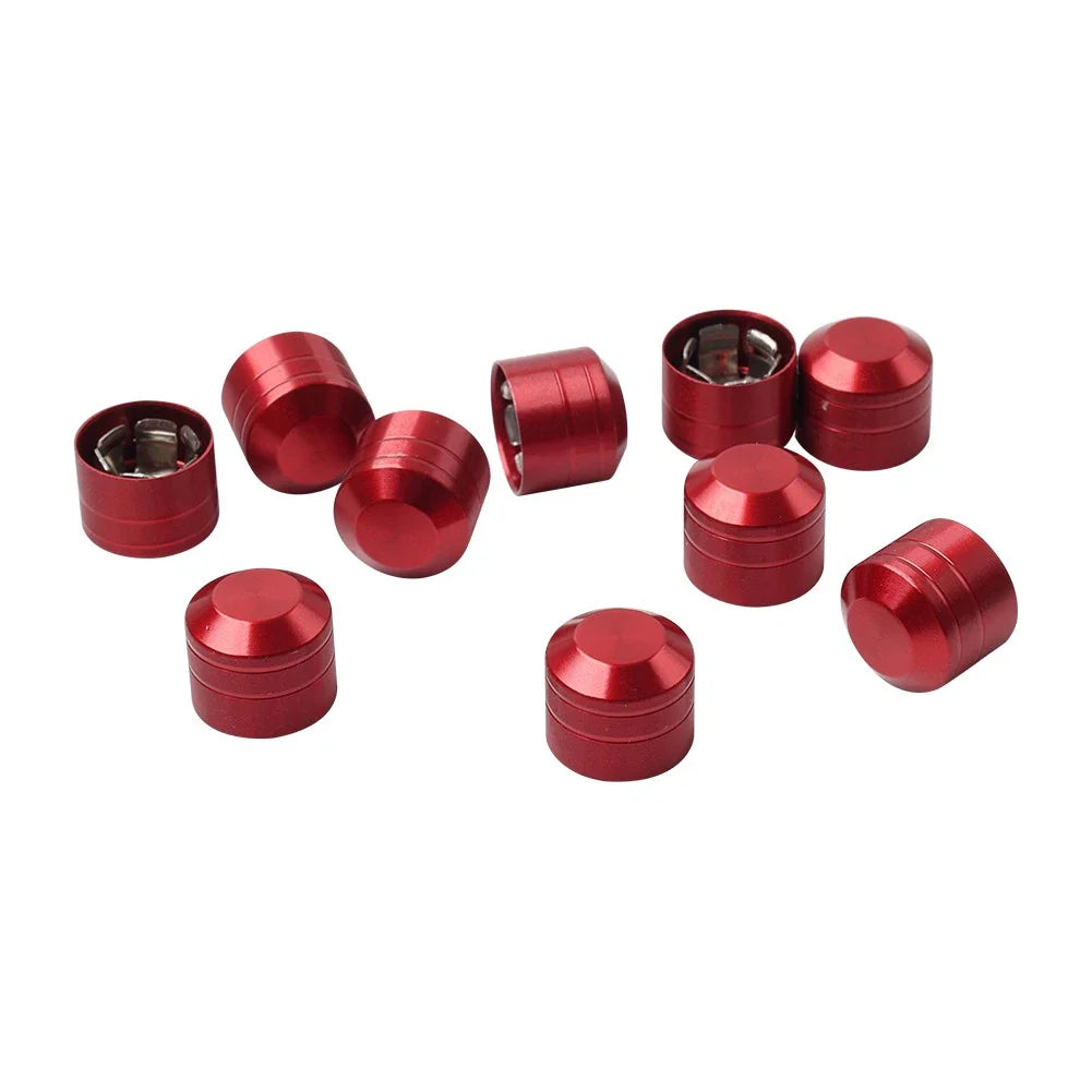 10 x Engine Cover Bolts Screw Caps CNC Red for Harley Twin Cam Electra Glide Dyna