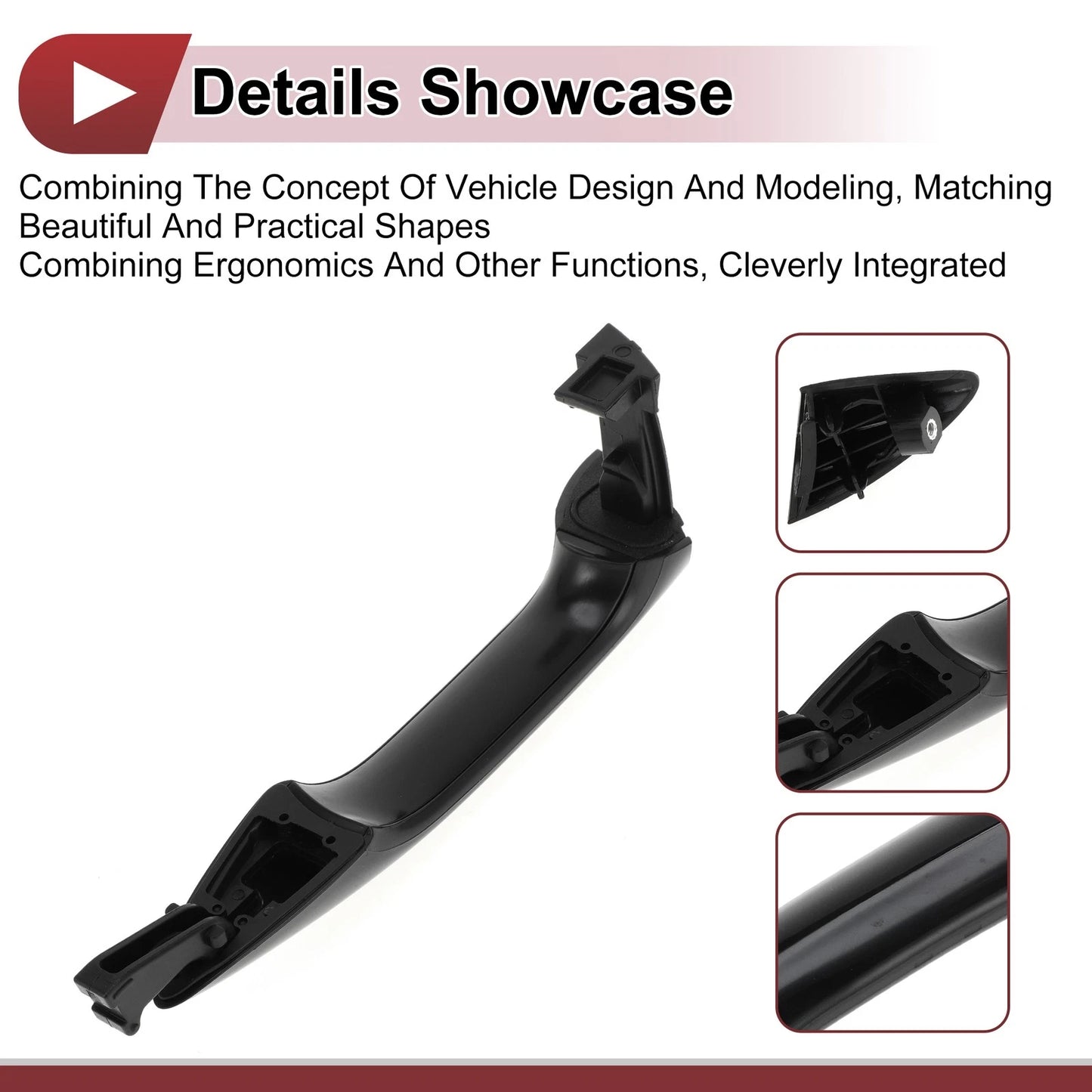 Car Door Handles Grip for Hyundai Elantra (2017–2020) No. 826613X010 Black
