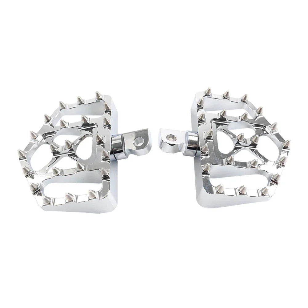 Wide MX Style Footpegs for Harley Touring Sportster Softail Dyna