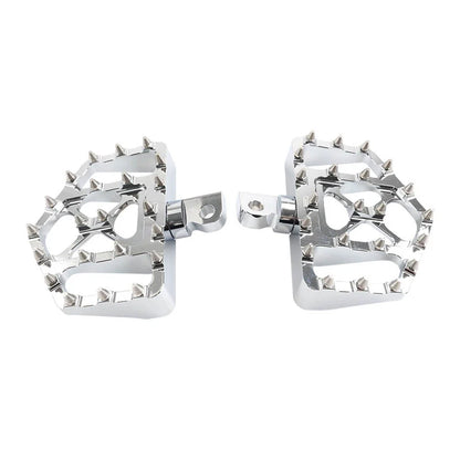 Wide MX Style Footpegs for Harley Touring Sportster Softail Dyna