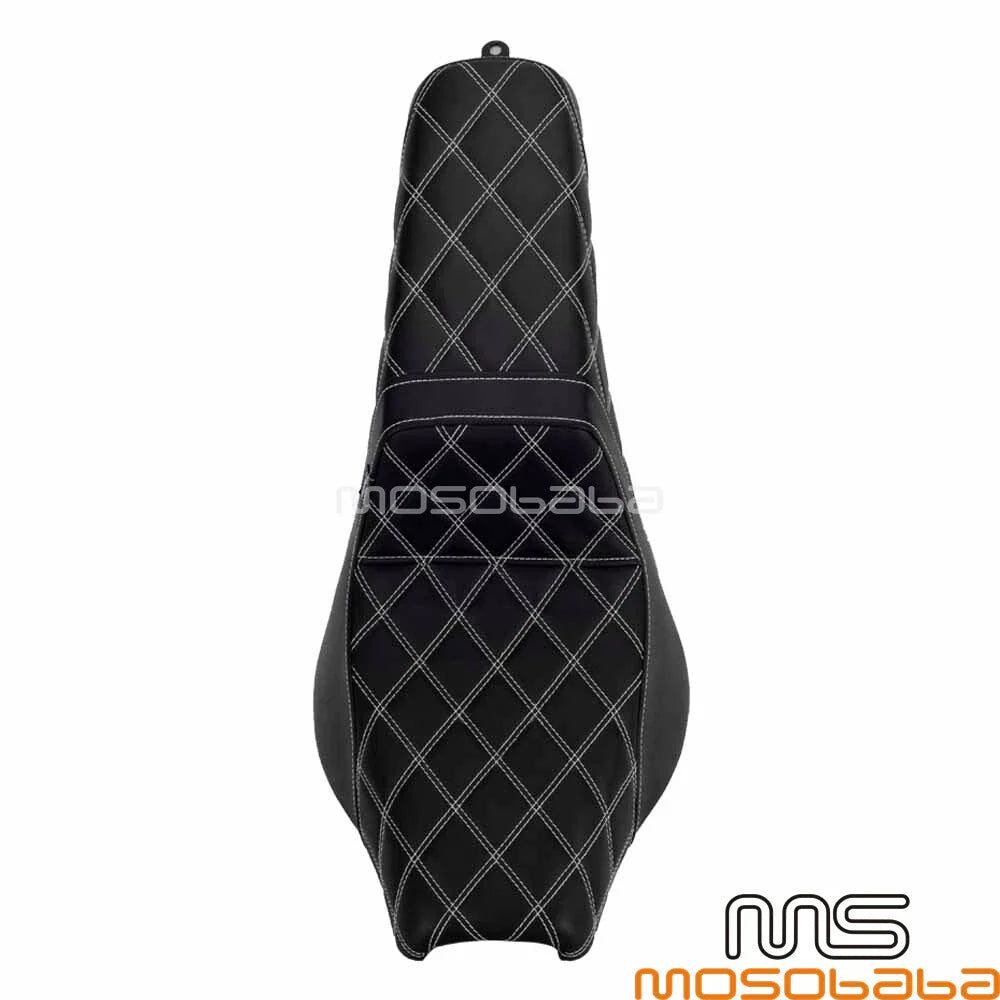 Passenger Driver 2-Up Seat w/ Mount Bolts for Harley Softail FX FL (2018-2022)