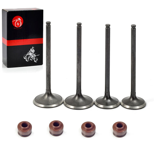 4x Intake Valve & Exhaust Valve Kit for Honda CRF250X/CRF250R (2004–2007)
