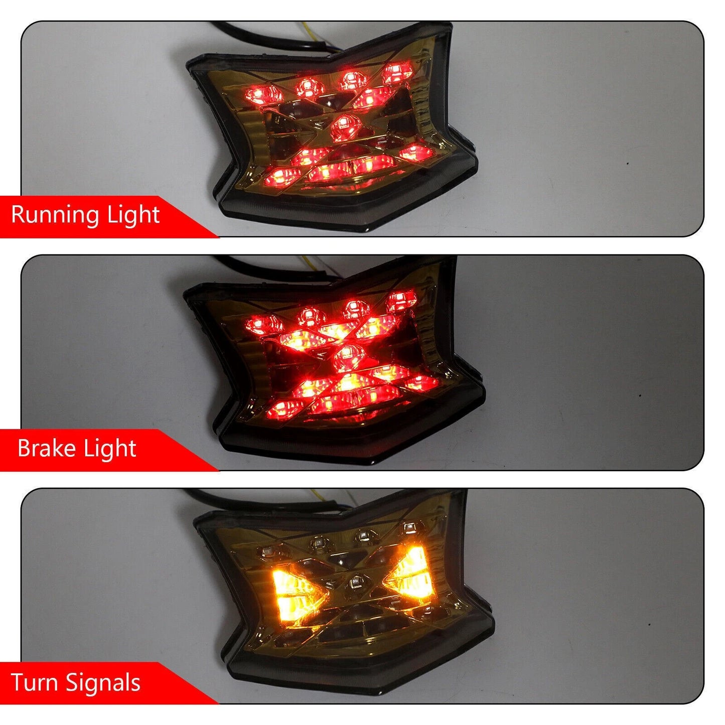 Tail Light for Kawasaki Z650 Ninja 650 Z900 (2017–2024) Gold A