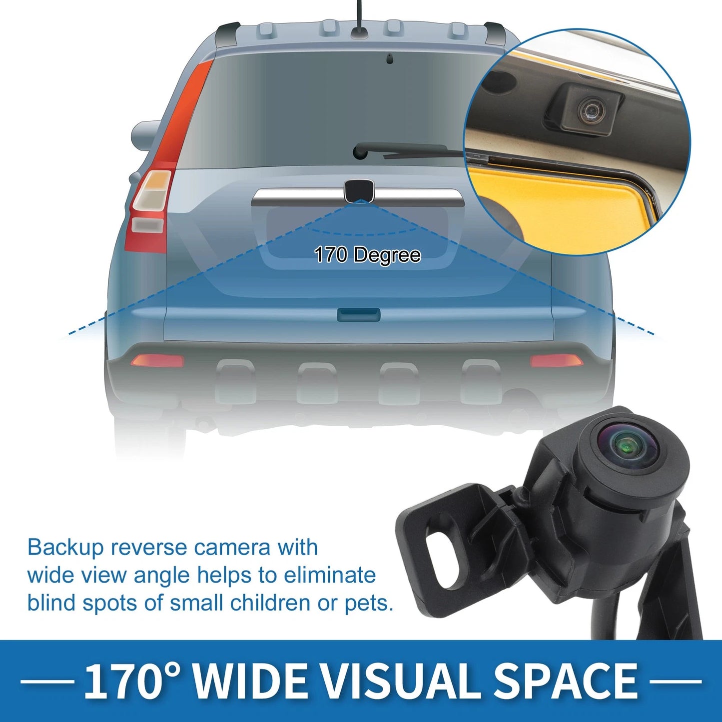 Rear View Park Assist Backup Camera for Ford F-250 F-350 F-450 (2008–2012)
