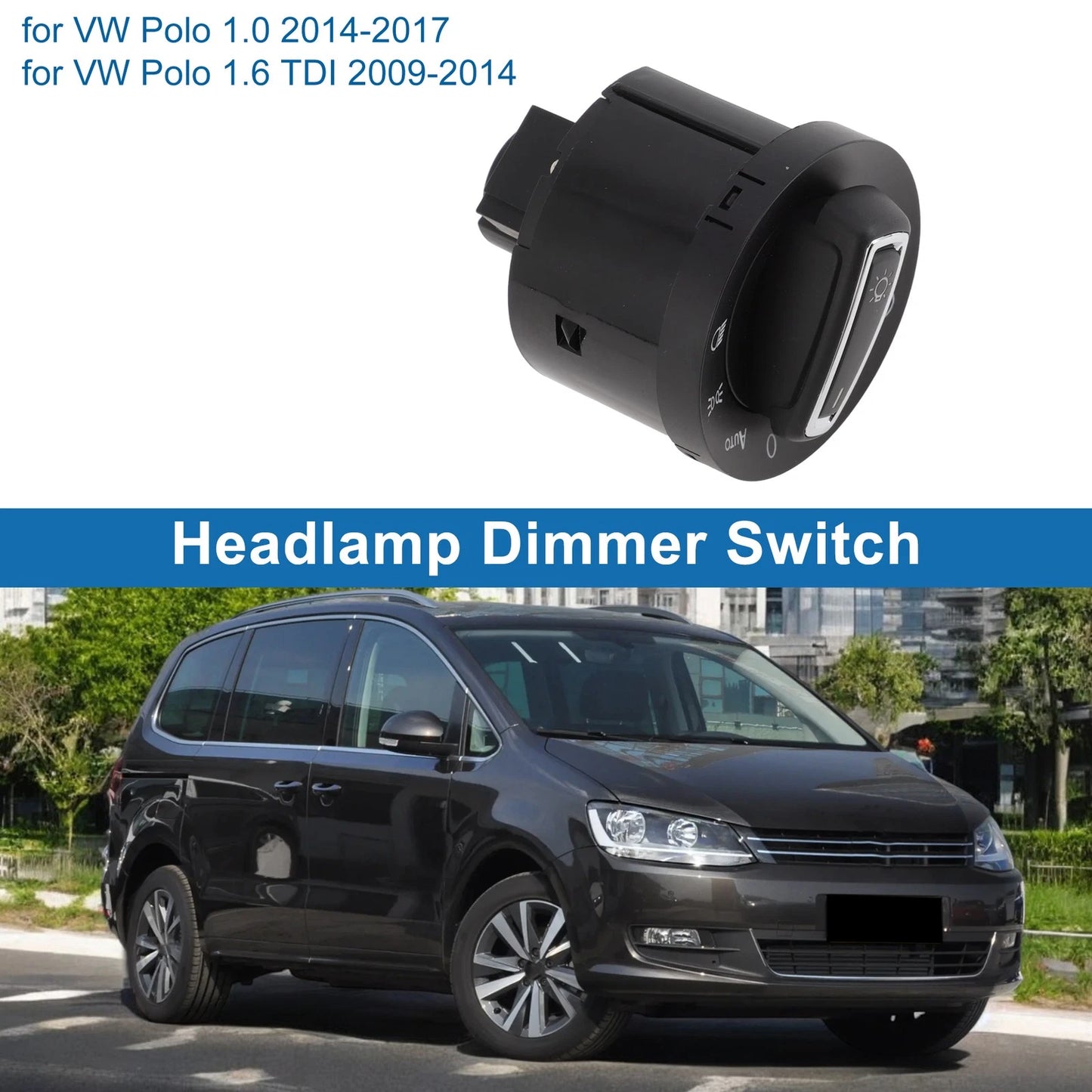 Headlight Switch for VW Polo 1.0 (2014–2017) No. ELP0101, 5G0941431AF