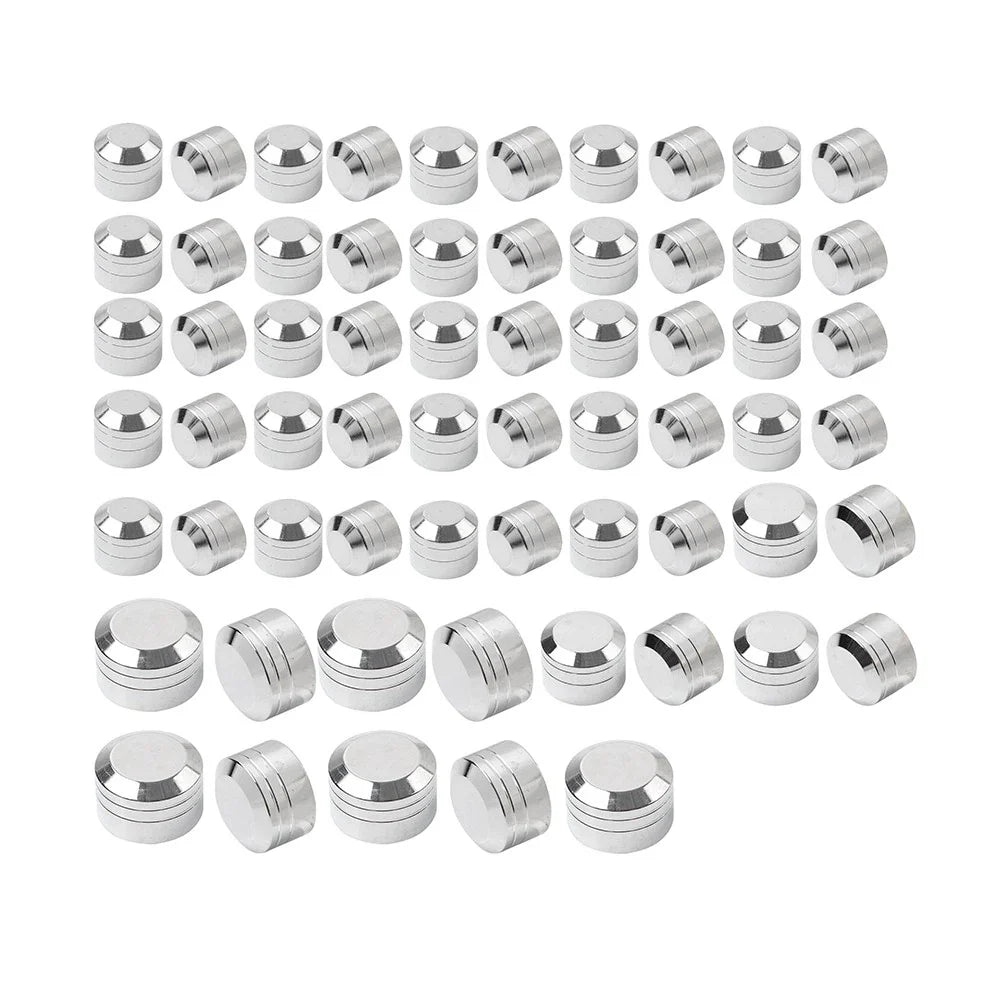 Chrome Engine Topper Screw Bolt Cap Kit for Harley Twin Cam Softail (2000-06)